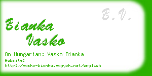 bianka vasko business card
